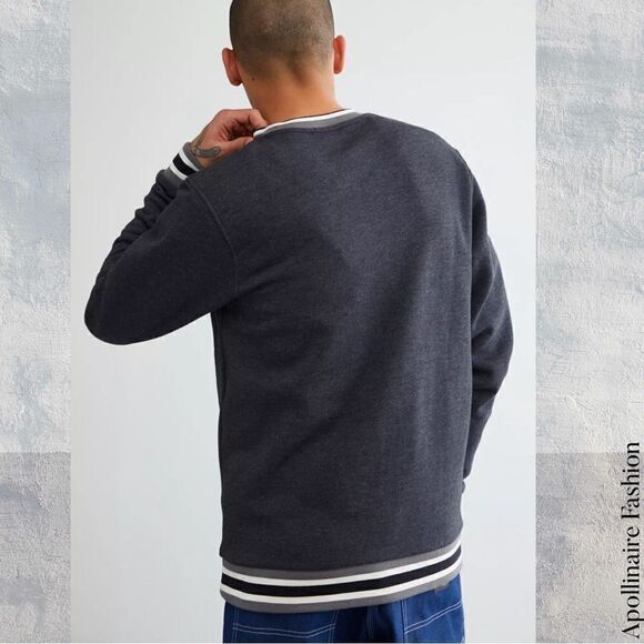 CHICAGO WHITE SOX RETRO CREW NECK SWEATSHIRT IN GREY LARGE NEW ERA NWT - Picture 4 of 7